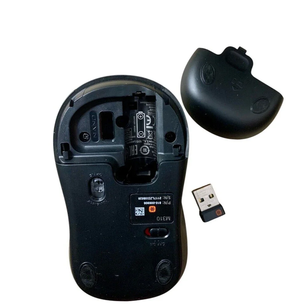 WORKING Logitech M310 Wireless Mouse (Blue/Grey) w/ Receiver for PC/Mac